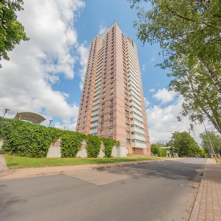 Panorama 25th Floor Spacious Free Parking * Riga