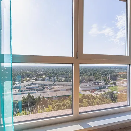 Apartman Panorama 25th Floor Spacious Free Parking *